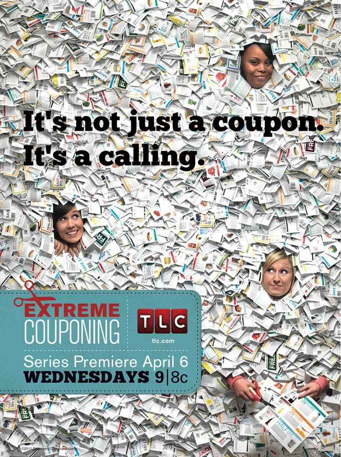 of”Extreme Couponing” led extreme couponing logo. of”Extreme Couponing” led